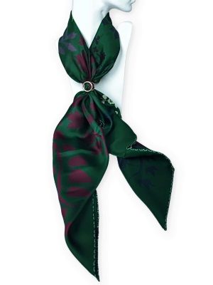foulard verde autunno